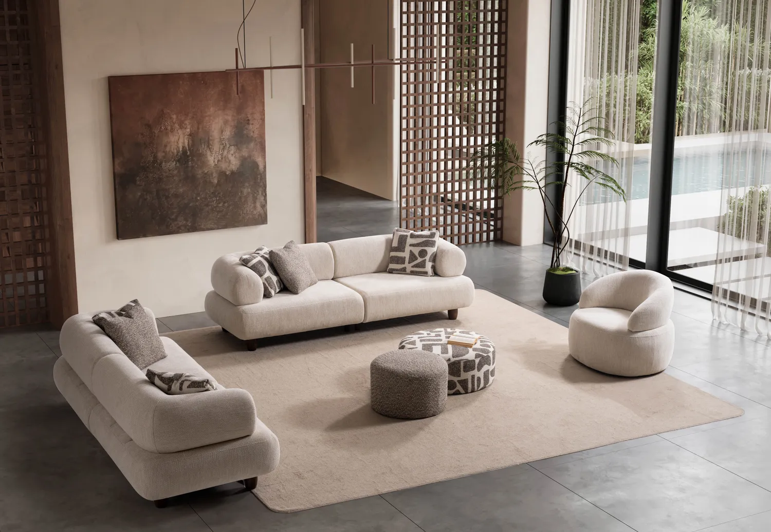 Soho Sofa Set (3)_1500_1036 Soho Ceviz Koltuk Takımı